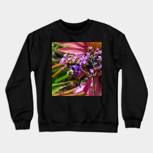 Bee in Summer Garden Crewneck Sweatshirt